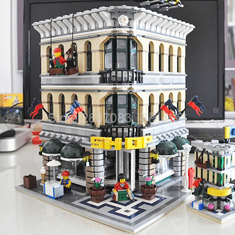 15005 серия Creator Street View Government Building Grand emperium строительные блоки 2232 шт. кирпичи игрушки подарок для детей 10211