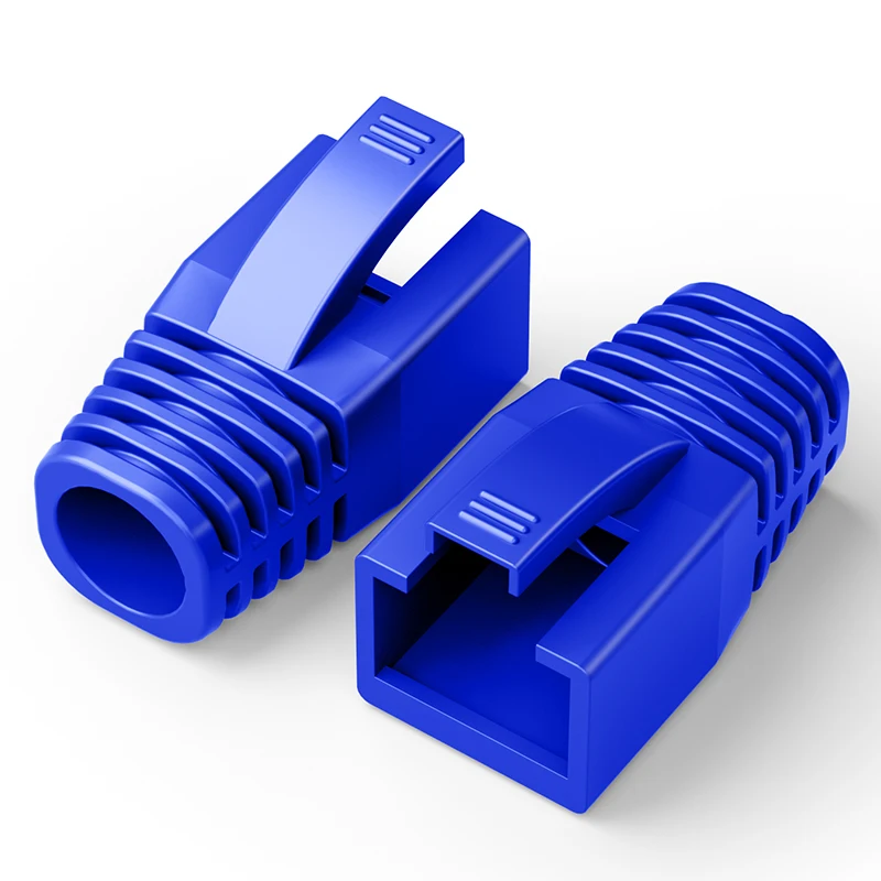 SAMZHE многоцветные RJ45 с кристаллами Разъем куртка Оболочка Ethernet кабель защитный