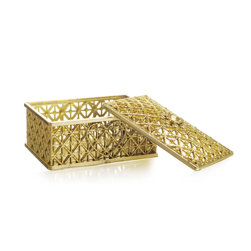 100 Stück Gold Silber Hohl Gefälligkeiten Süßigkeiten Süßigkeiten Boxen Persönlichkeit Geschenke Schokoladenbox für Babyparty Hochzeit Event Partyzubehör – Detail 7