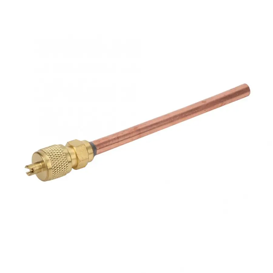 

R22 R410 Brass Service Valve Welding Connection Manual Driving Mode Single Direction Access Valve