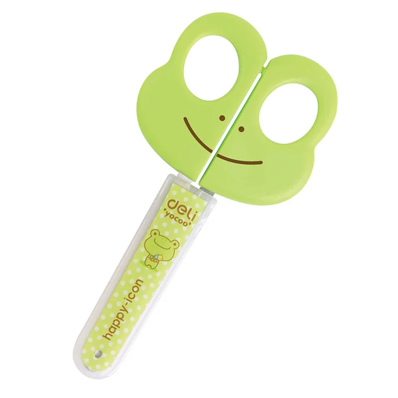 

Deli 6031 Macrocephalic Frog Modeling Scissors Cartoon Practical Lovely Type Scissors for Students Wholesale