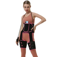 

Pink High Quality Waist Thigh Trimmer and Butt Lifter Shapewear Women Body Thigh Shaper Waist and Thigh Trimmer with Pocket M L