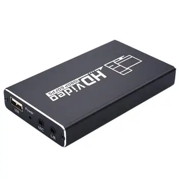 

HDMI Recording Box 60 Fps USB 2.0 Game Webcast Adapter Video Capture Device Driver Free Converter for Students Women Teacher