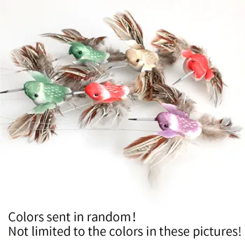 

Solar Hummingbird Power Vibration Dancing Fly Fluttering Birds For Garden Yard Decorative Stake Flying Fluttering Decoration toy