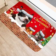 Коврики для входной двери ванной комнаты, впитывающие коврики для ванной комнаты, Нескользящие рождественские дверные коврики