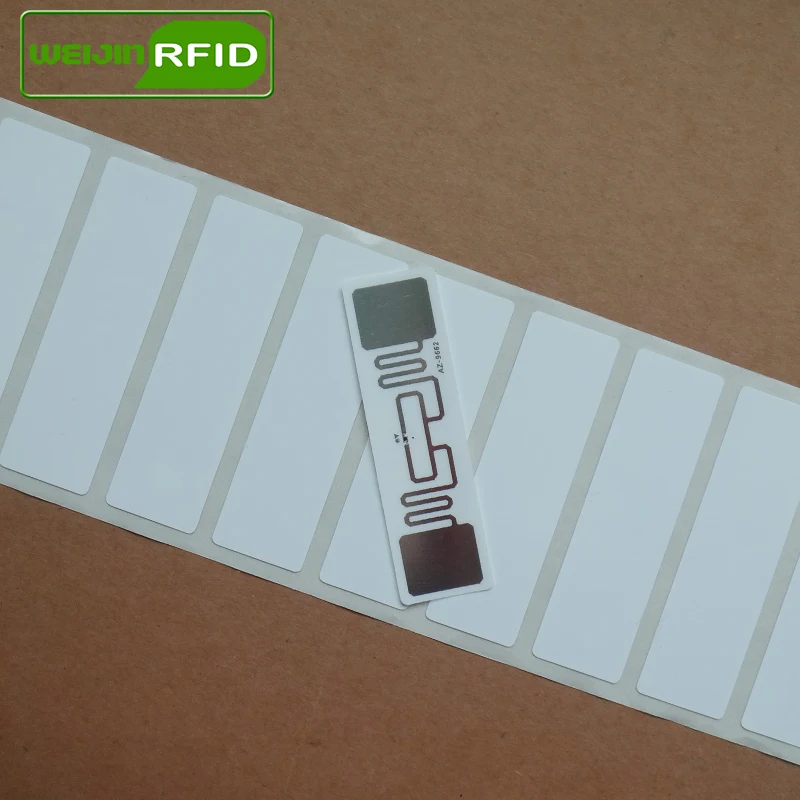 UHF RFID наклейка Alien 9662 EPC6C для печати медные наклейки 915m868mhz Higgs3 3000 шт клей пассивный RFID этикетка
