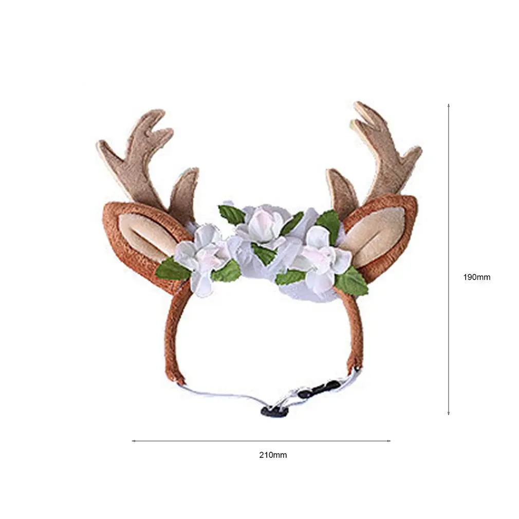 Cute Pet Supplies Christmas Pet Reindeer Headband Hair Band
