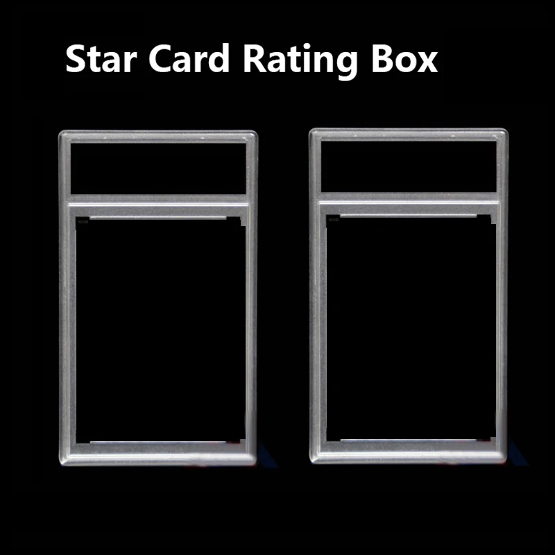 2pcs Trading Card Slab Game psa Star Card Identification Box Slab Sleeves Toploader Acrylic Material 3