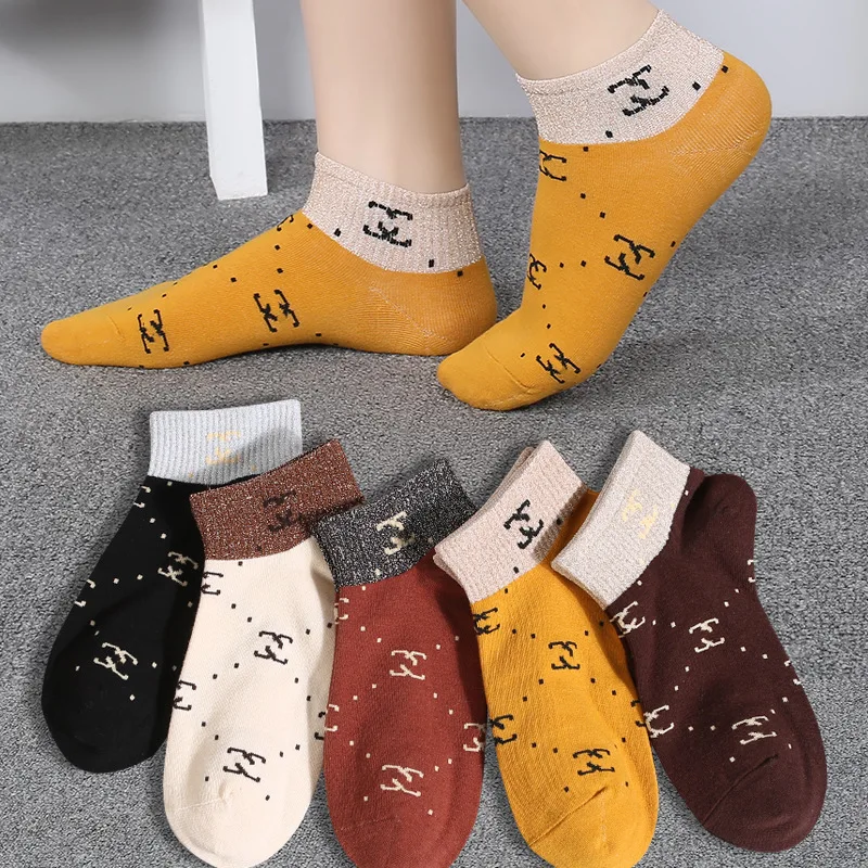Весенние Новые короткие носки хлопковые красные в одном стиле уличные милые