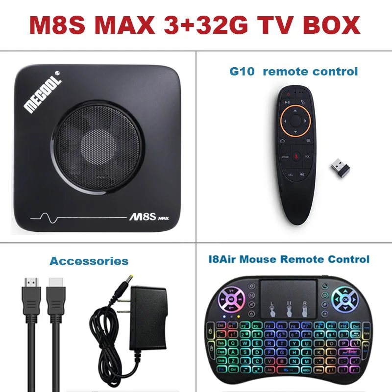 TV BOX-G10-I8 ТВ-бокс Mecool M8S MAX M8S PRO L KM3 Android 3g+ 32G box tv Amlogic S912 tv BOX 2,4G/5G wifi/Bluetooth/USB/HD/Smarthome Topbox - Цвет: TV BOX-G10-I8