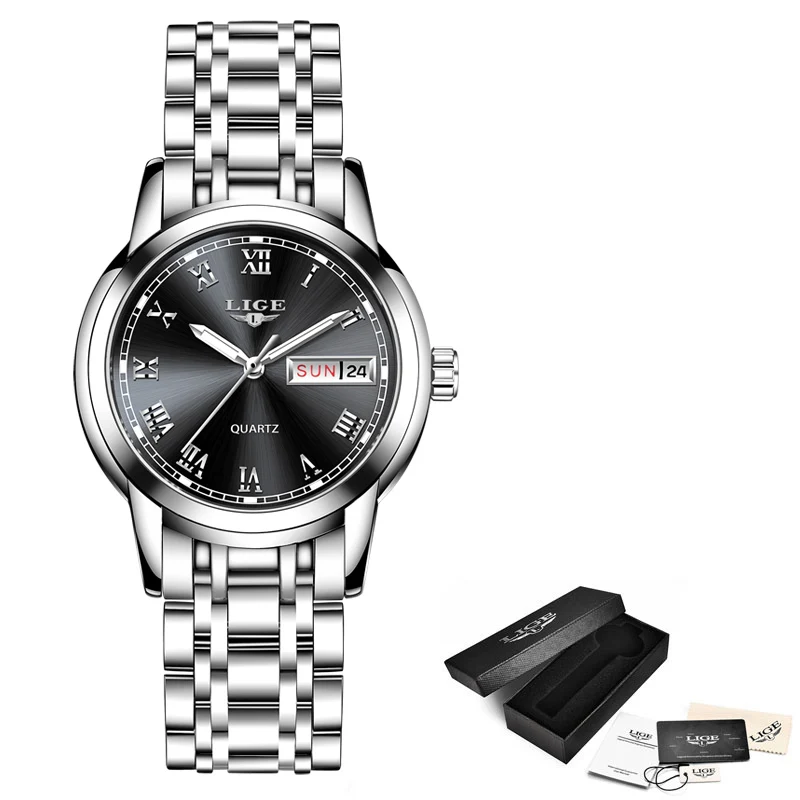 S Silver Black
