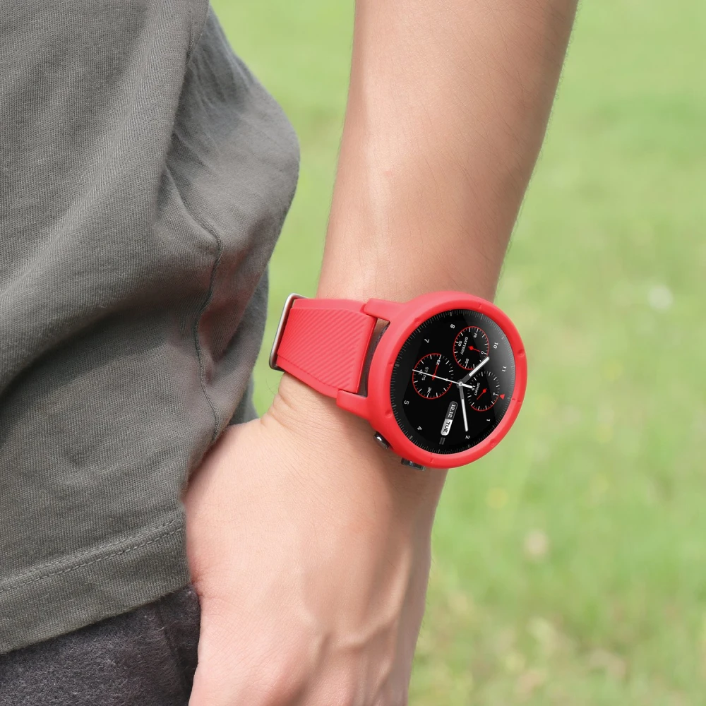 Защитный чехол Пластиковый корпус для Xiaomi Huami Amazfit Stratos 2 чехол для смарт часов бампер рамка ремешок аксессуары