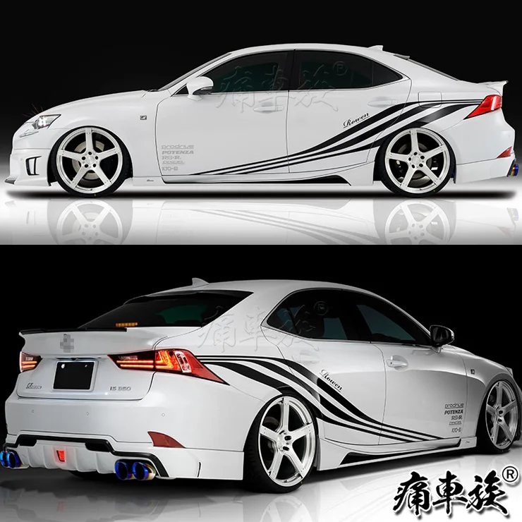 

Наклейка на автомобиль для Lexus IS250 IS300, индивидуальный тренд, украшение для кузова, Модифицированная наклейка IS250 IS300, пленка