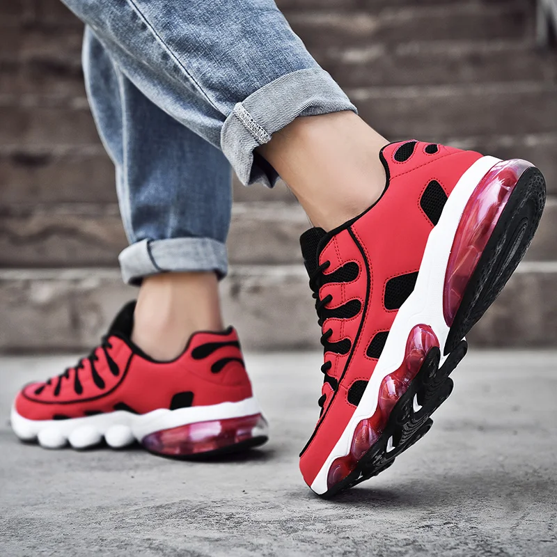 Autumn Men's Shoes Sneakers Low To Help Mesh Breathable Sports Shoes Men's Shock Absorbing Shoes Men's Luxury Brand Men's Shoes
