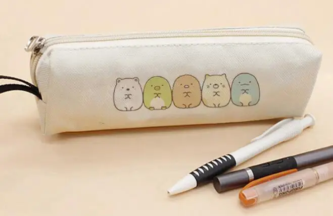 Японский аниме sumikko gurashi пенал Чехол для карандашей кошелек для мужчин и женщин Подарки на день рождения
