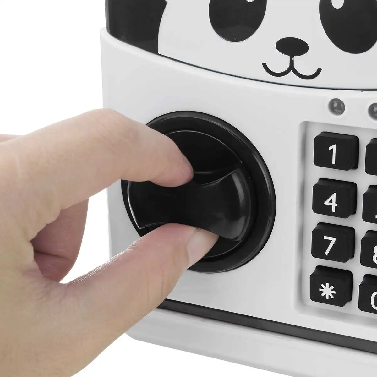 Panda Электронная Копилка, банкомат с паролем, копилка для денег, копилка для монет, копилка, сейф, Автоматический депозит, Банкнота, рождественский подарок