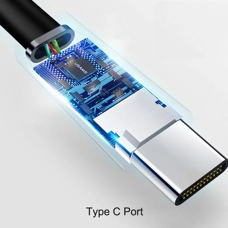 Наушники вкладыши USB 3 1 Type C с микрофоном регулятор громкости для Xiaomi Mi 6 8 Mix 2 Note Huawei
