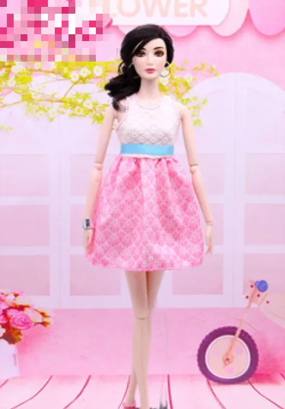 Игрушка Одежда куклы, Платье Брюки аксессуары для юбки для кукол Барби Top11 - Цвет: 69 a dress only