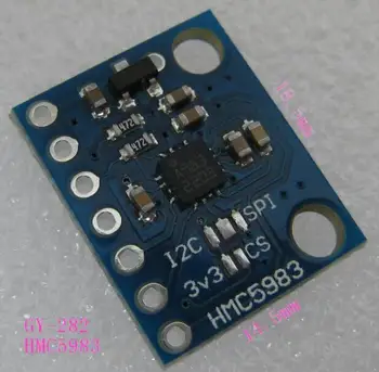 

GY-282 HMC5983 module High precision three-axis magnetic field compass compass module