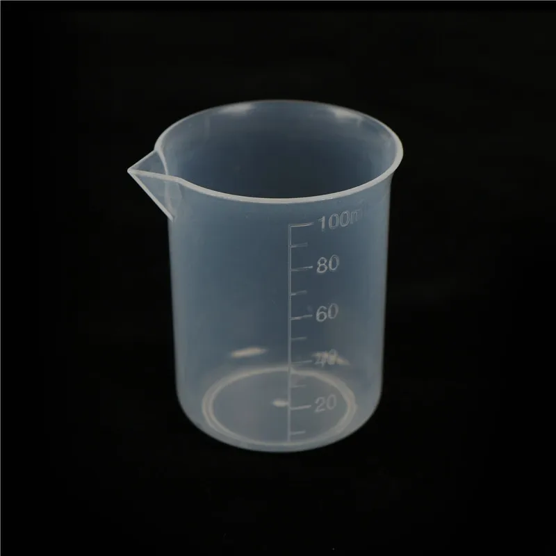 Misurini Graduati Trasparenti, 20 Pezzi, 10 Da 100 Ml E 10 Da 30 Ml, Plastica PP, Per Cucina E Laboratorio