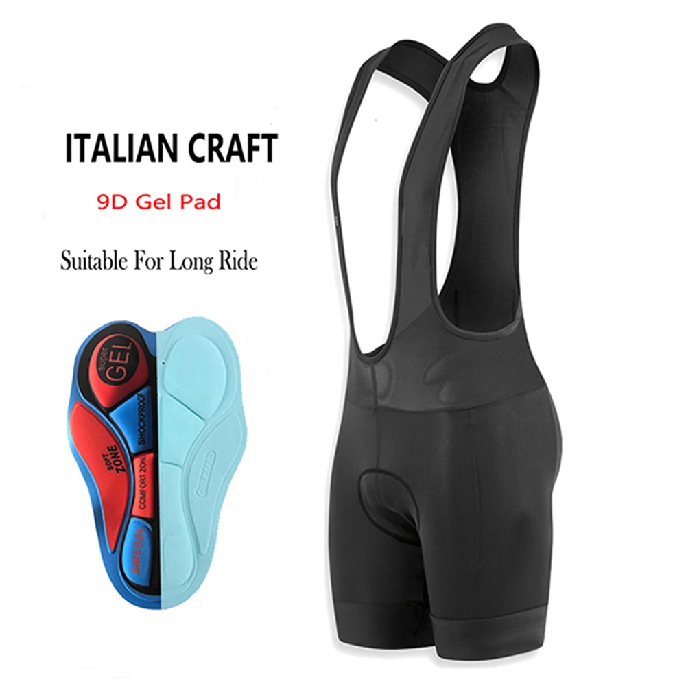 

Pro Team Cycling Bibs Shorts 2019 Hot Selling Summer Shockproof 9D Silicon Gel Pad Elastic Leg Ends Bib Pants Cycle Bibshort