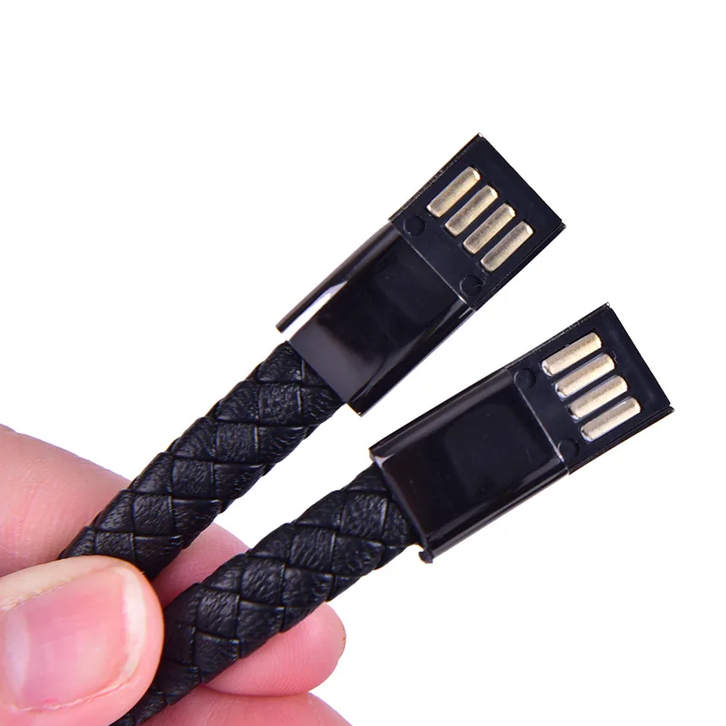 Открытый Портативный кожаный Мини Micro USB браслет зарядное устройство данных зарядный кабель синхронизации для iPhone6 6s Android type-C телефонный кабель