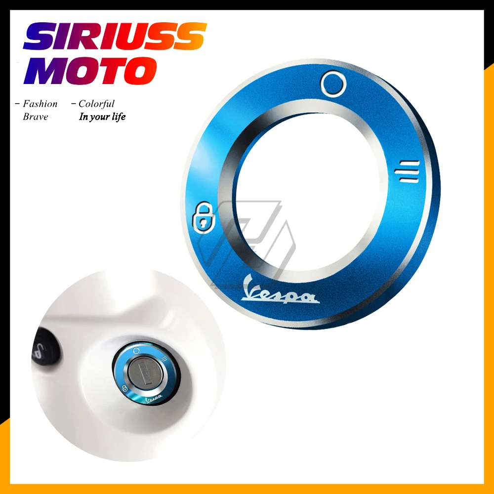 

Motorcycle Steering Lock Cover Case for Piaggio Vespa LX S ET4 GTS GTV Lock Trim