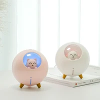 Lovely Pet Air Humidifier 220ml Planet Cat Ultrasonic Cool Mist Aroma Air Oil Diffuser Romantic Color