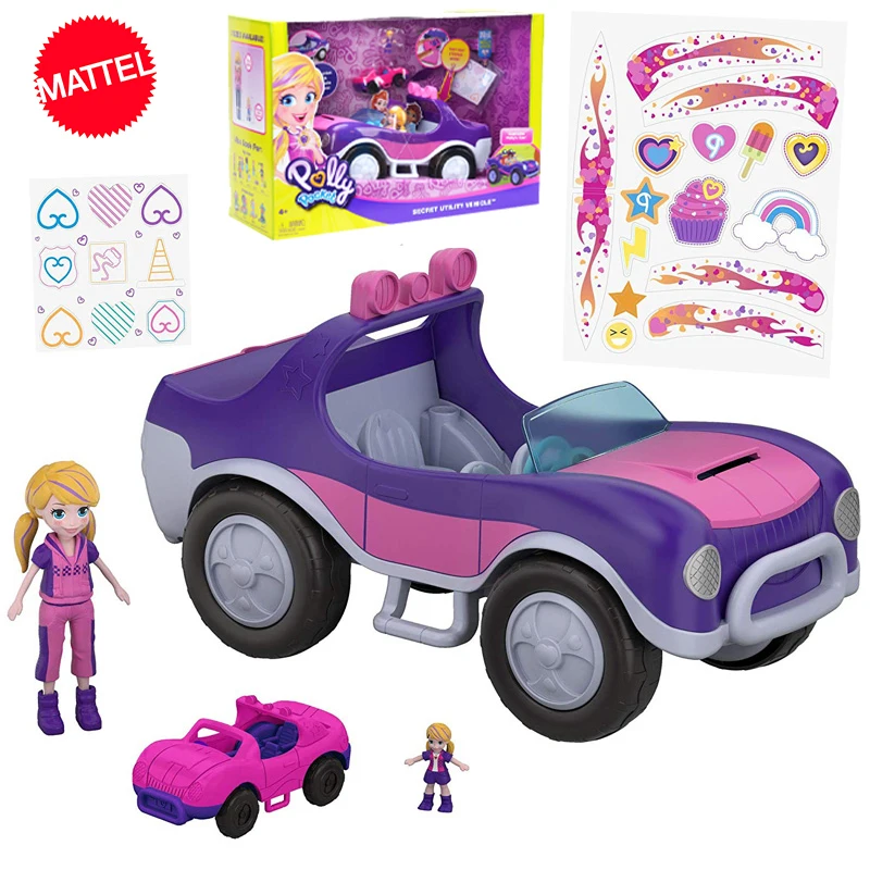 Polly Pocket Мини-кукла для девочек, 10 стилей, скрытая сцена в мире, девичий домик, куклы, оригинальные игрушки для детей, Русалочка, детская игрушка, реборн