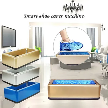 

Automatic Shoes Cover Dispenser Household Stepping Disposable Booties Maker Anti Droplet Dust Machine Shoe Cover For Home Offic
