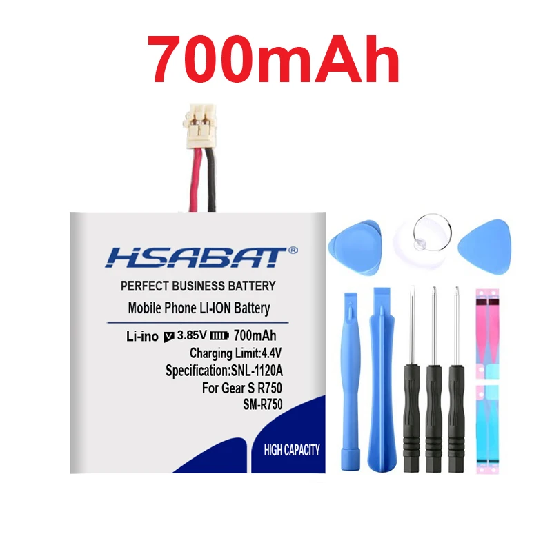 

HSABAT 700mAh Battery for Samsung Gear S SM-R750 R750