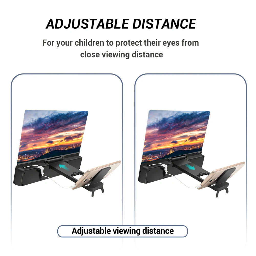 ANKOOL 12 inch Mobile Phone Screen Enlarger Amplifier Magnifier with