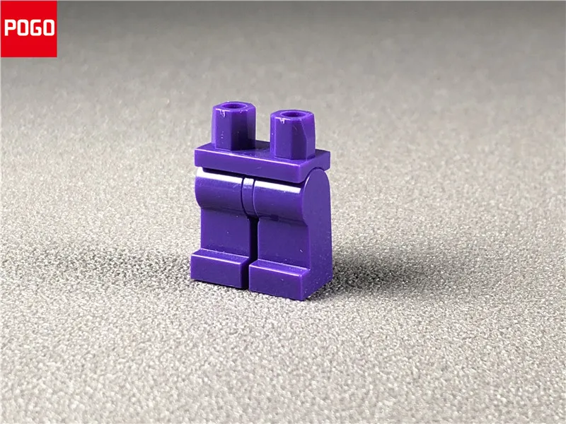 purple Trousers 10 шт./лот кубики Moc hips модель фигурки Красочные Брюки DIY Развивающие строительные блоки мини куклы игрушки для детей Подарки - Цвет: purple Trousers