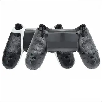 

2Pcs ABS TPU Skidproof Handle Hand Grip Handheld for Sony Playstation 4 PS4/Slim/Pro Game Controller Protective Case Cover Shell