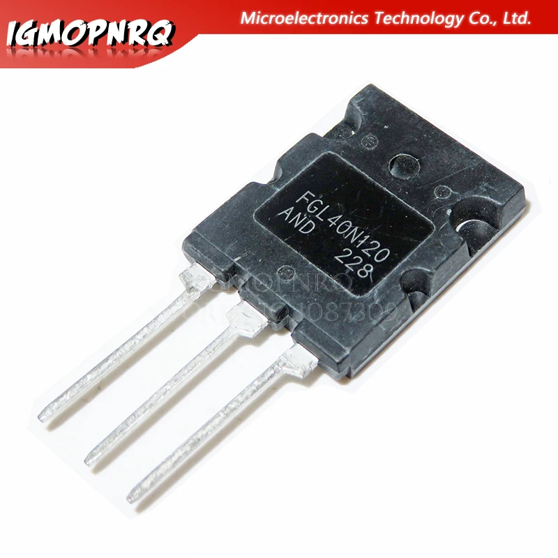 2 шт. Новый FGL40N120AND 40A/1200V 40N120 TO-3PL FGL40N120ANDTU 1200V NPT IGBT | Электронные компоненты и