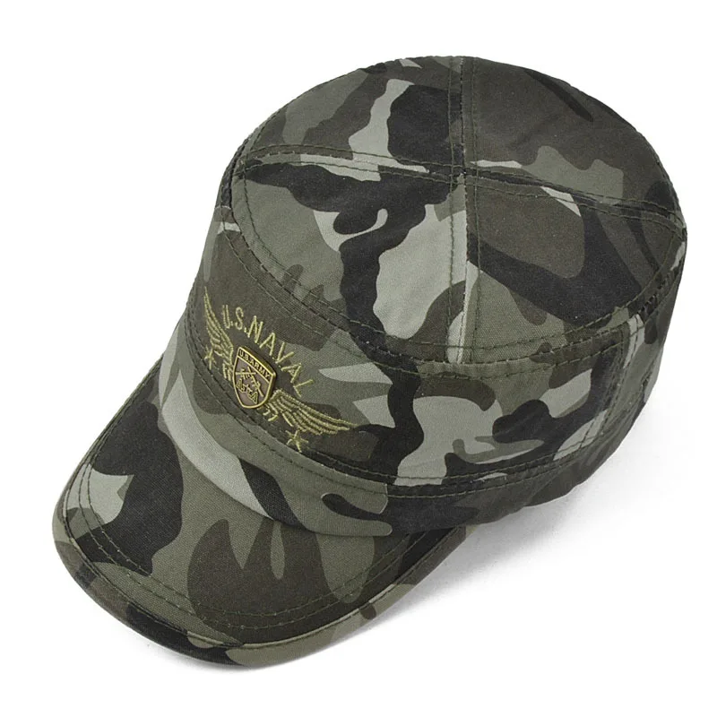 U.S.NAVAL Baseball Cap for Men Army Camouflage Flat Caps Bone Gorras Casquette Military hat