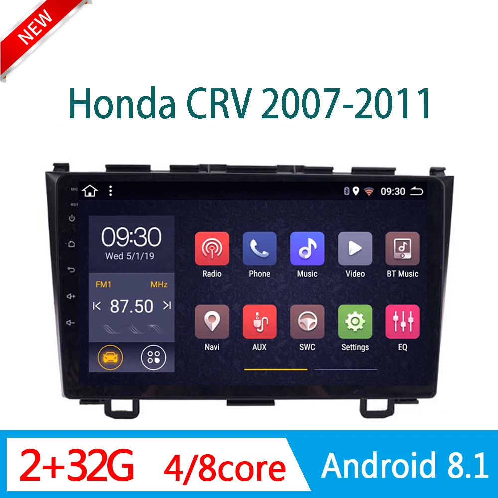 Центральная мультимедийная система для honda CRV CR-V 2007-2011 Радио Стерео DVD плеер GPS