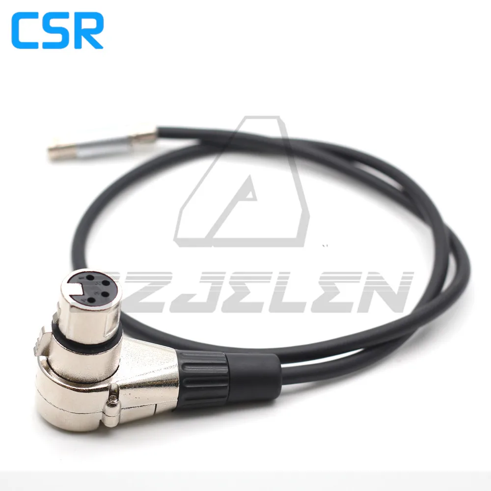 ARRI Alexa RS 3pin 12V to Right angle XLR 4pin female для питания адаптер питания