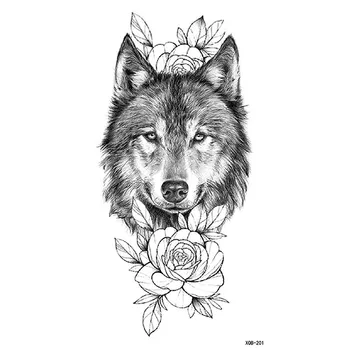 

Waterproof Make Up Fake Temporary Tattoos Stickers Rose Flowers Arm Shoulder Tattoo Body Art Fake Tatoo