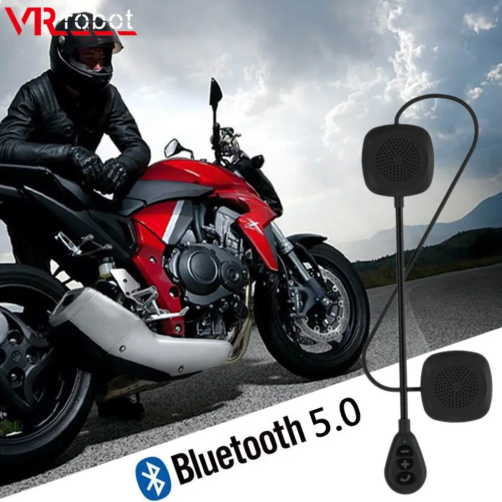 VR robot Мото Шлем Гарнитура Микрофон Мотоциклетные Наушники Bluetooth V5.0 Hands Free Стерео