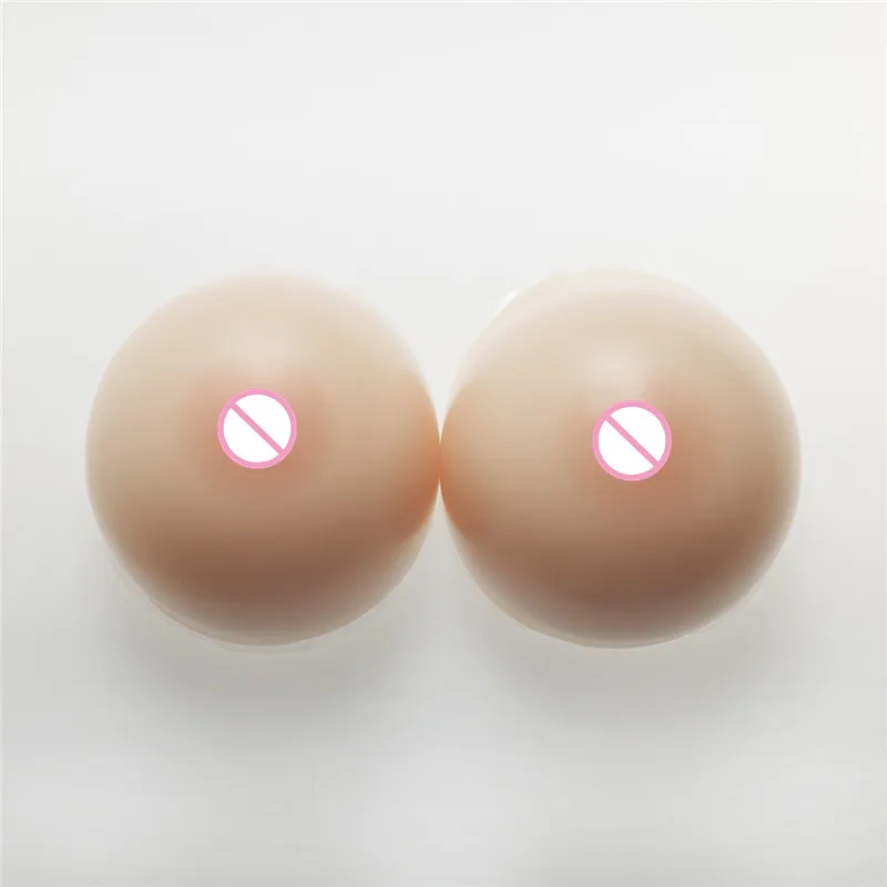 3200g/pair Round Large Silicone Breast Forms Enhancers CD/TD Crossdresser Drag Queen Shemale Fake Breast Artificial Boobs