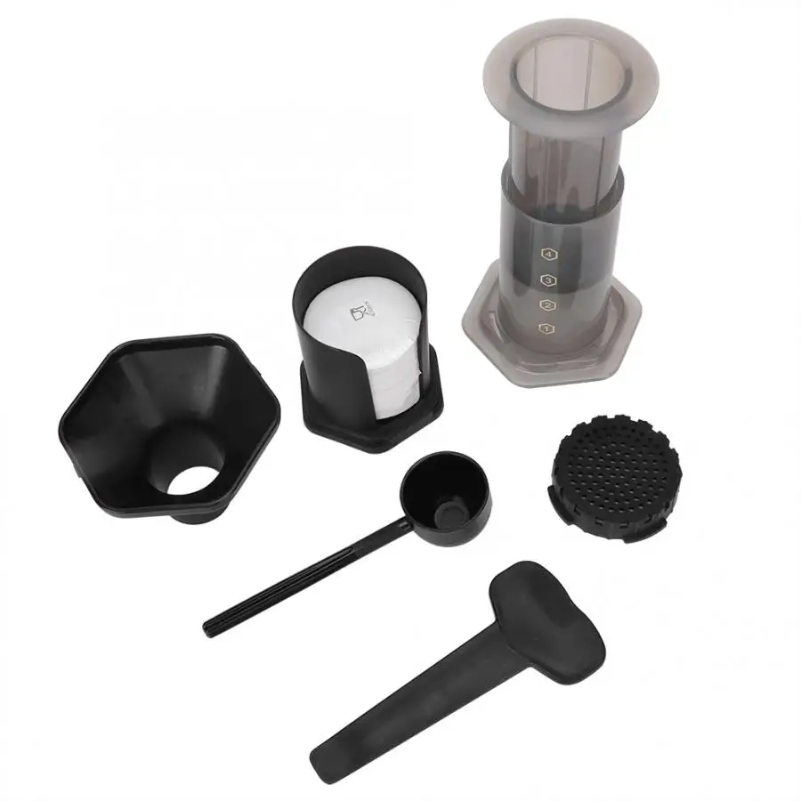 Capsulas De Cafe Recargables Cafeteira 240 мл пластиковый портативный бытовой офисный пресс Кофеварка машина с