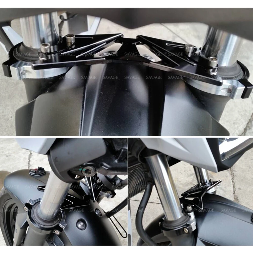 Баланс шок передняя вилка Скоба для KAWASAKI Z250 2013-, Z300 16 17 аксессуары для мотоциклов CNC алюминиевый кронштейн