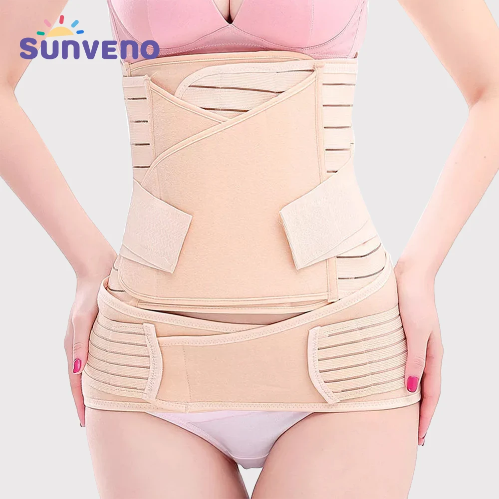 Adjustable Postpartum Recovery Belly Waist Tummy Belt Slimming Body Band Girdle 