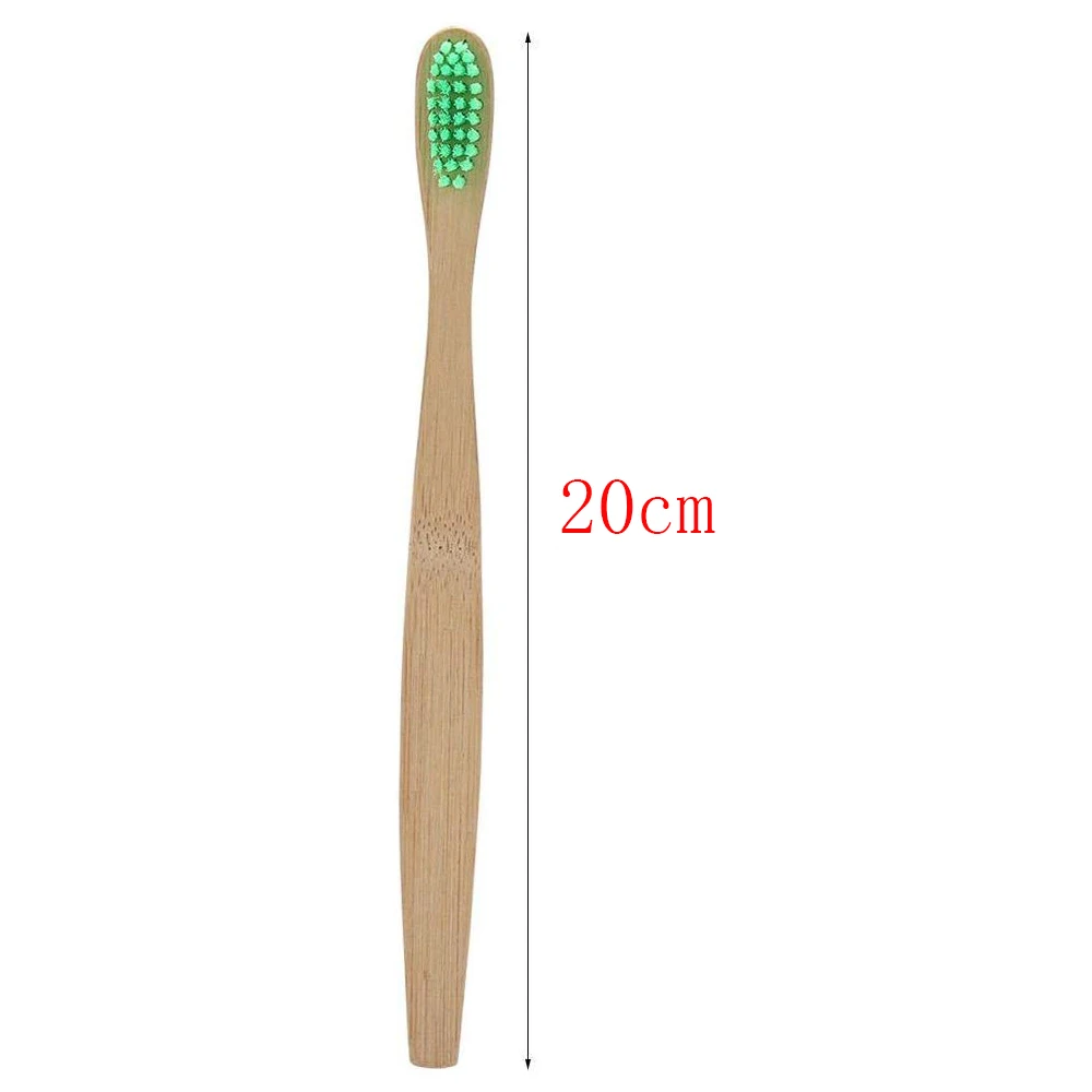 12pcs Set Hotel Using Natural Bamboo Toothbrush Soft High Quality Green Bamboo Environmental Protection Tooth Brush for Adults