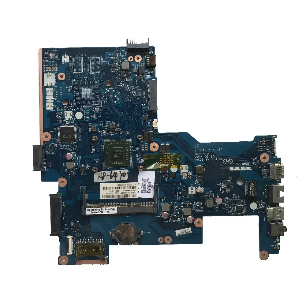 

For HP Pavilion 15-G Laptop Motherboard A8-6410U DDR3L 764260-501 LA-A996P 100% Working