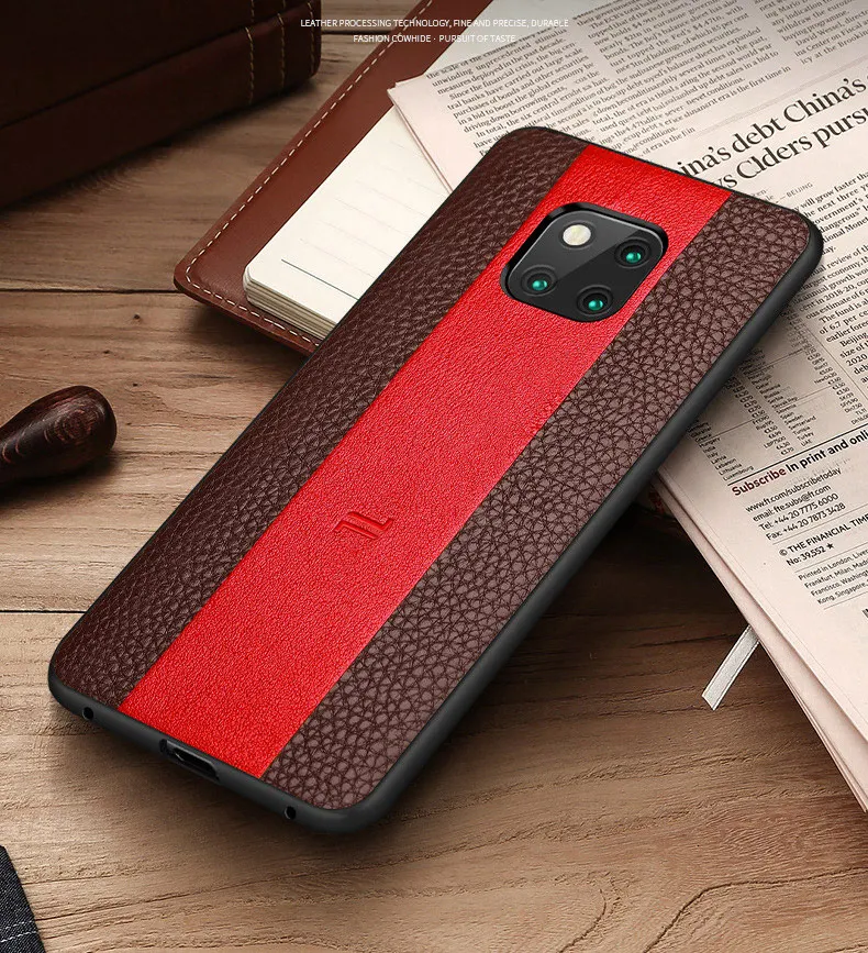 

For Huawei Mate 20 X 10 9 Pro Luxury Mate 20 Pro Cover Porsche Case Leather Business Phone Case For Huawei Mate 20 Pro