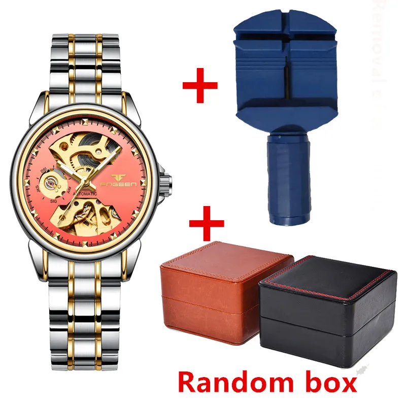 Women Automatic Mechanical Watches Luxury 2020 Fashion Ladies Wristwatches Stainless Steel Strap Female Watch Gift Clock Hour 