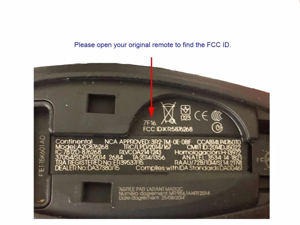 KEYECU Replacement Intelligent Remote Key 434MHz ID49 for Ford Focus C-Max Focus Grand C-Max Mondeo Kuga FCC ID: KR5876268