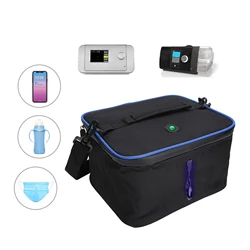UV Ozone Cleaning Bag Multi‑Functional Portable Cleaning Bag for Phone Clothes Cleaning Milk Bottles/Underwear/Beauty Household